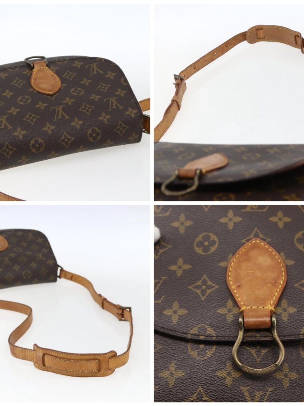 LOUIS VUITTON Monogram Saint Cloud GM Shoulder Bag M51242 LV Auth ep13188 - Picture 16 of 16